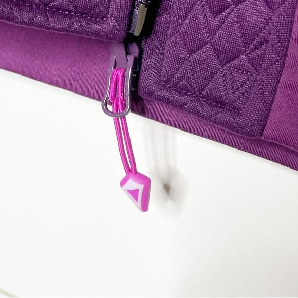 IVIVVA BY LULULEMON Wherever You Go Reversible Bomber Jacket Plum Size 14 - Picture 5 of 12